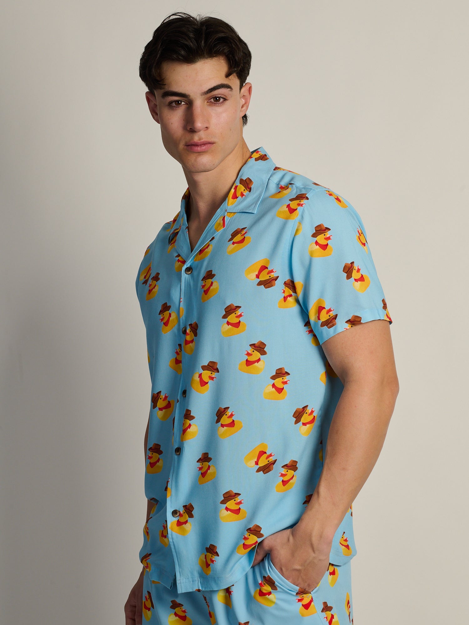CHEMISE KOLBY COWBOY DUCK – BLEU CLAIR