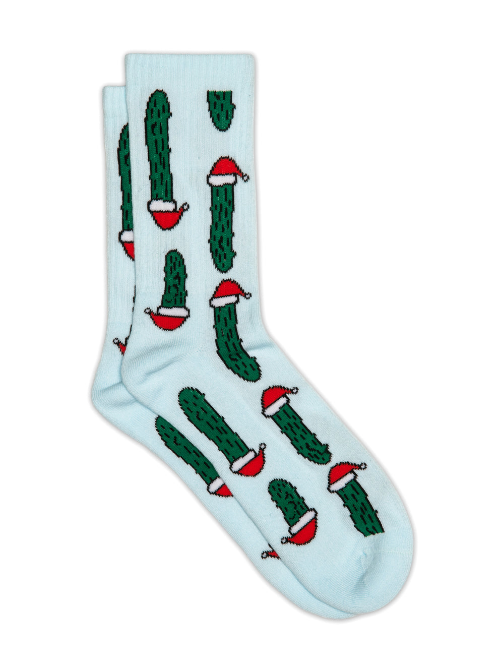 KOLBY CHRISTMAS PICKLE SOCK - LIGHT BLUE
