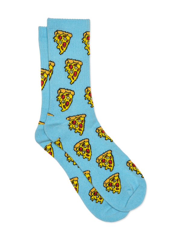 KOLBY PIZZA SOCK - LIGHT BLUE