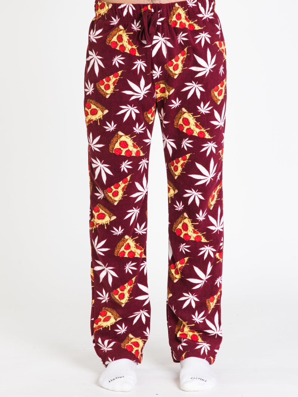 KOZIES PANTALON POLAIRE IMPRIMÉ - WEED - DÉSTOCKAGE