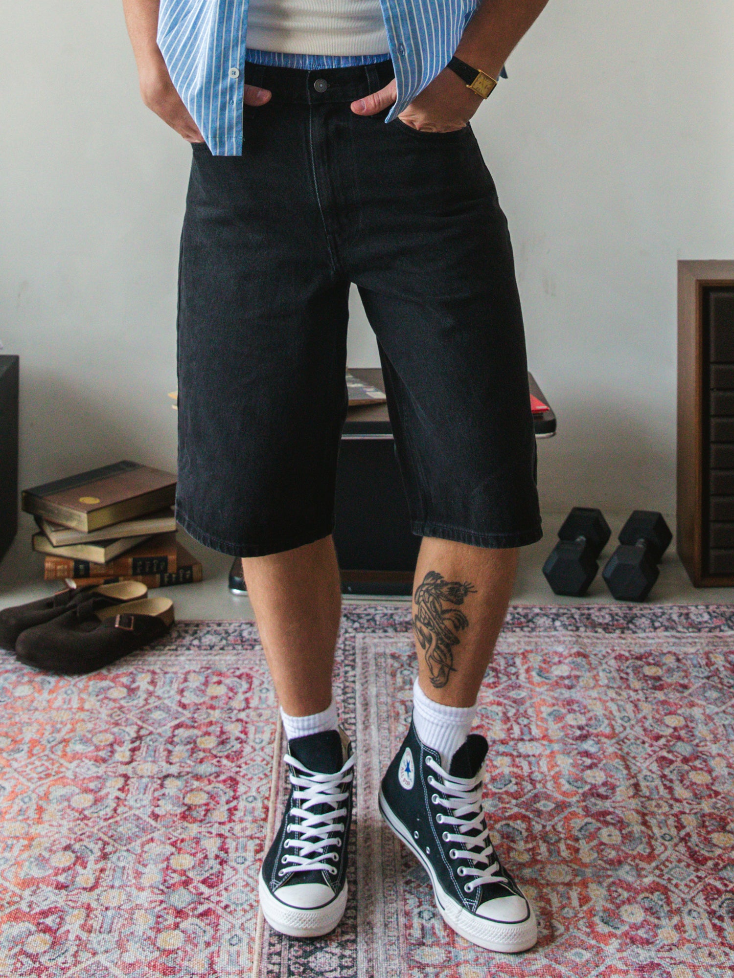 LEVIS 470 BAGGY SHORTS - JUST TONIGHT