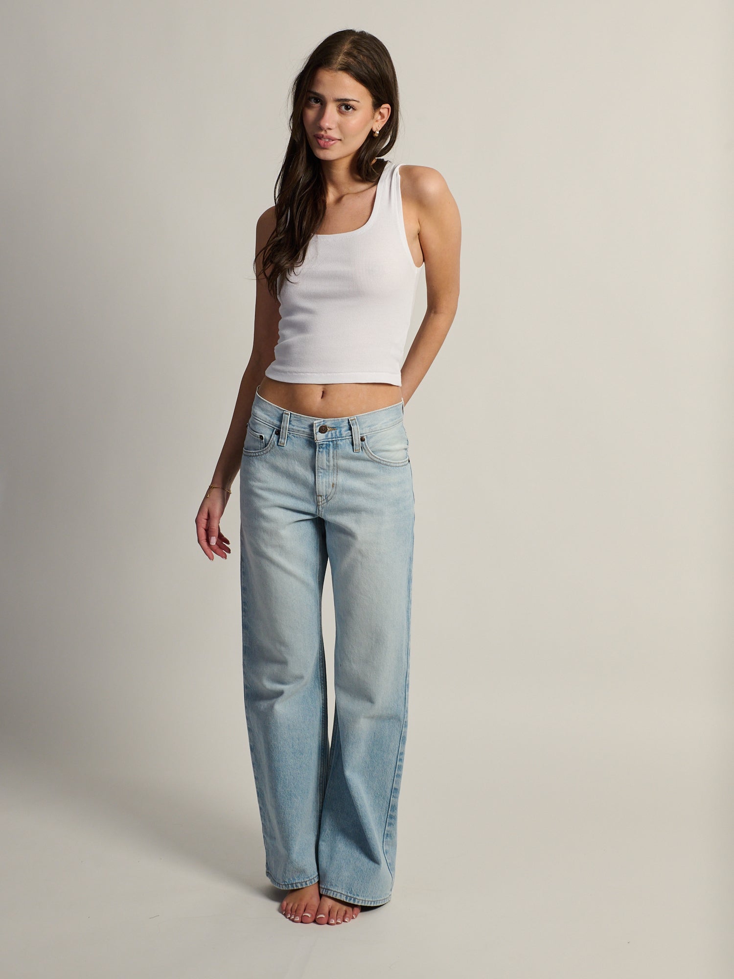 LEVIS MIDDY LOOSE BOOT JEAN - ABRAIDED ART