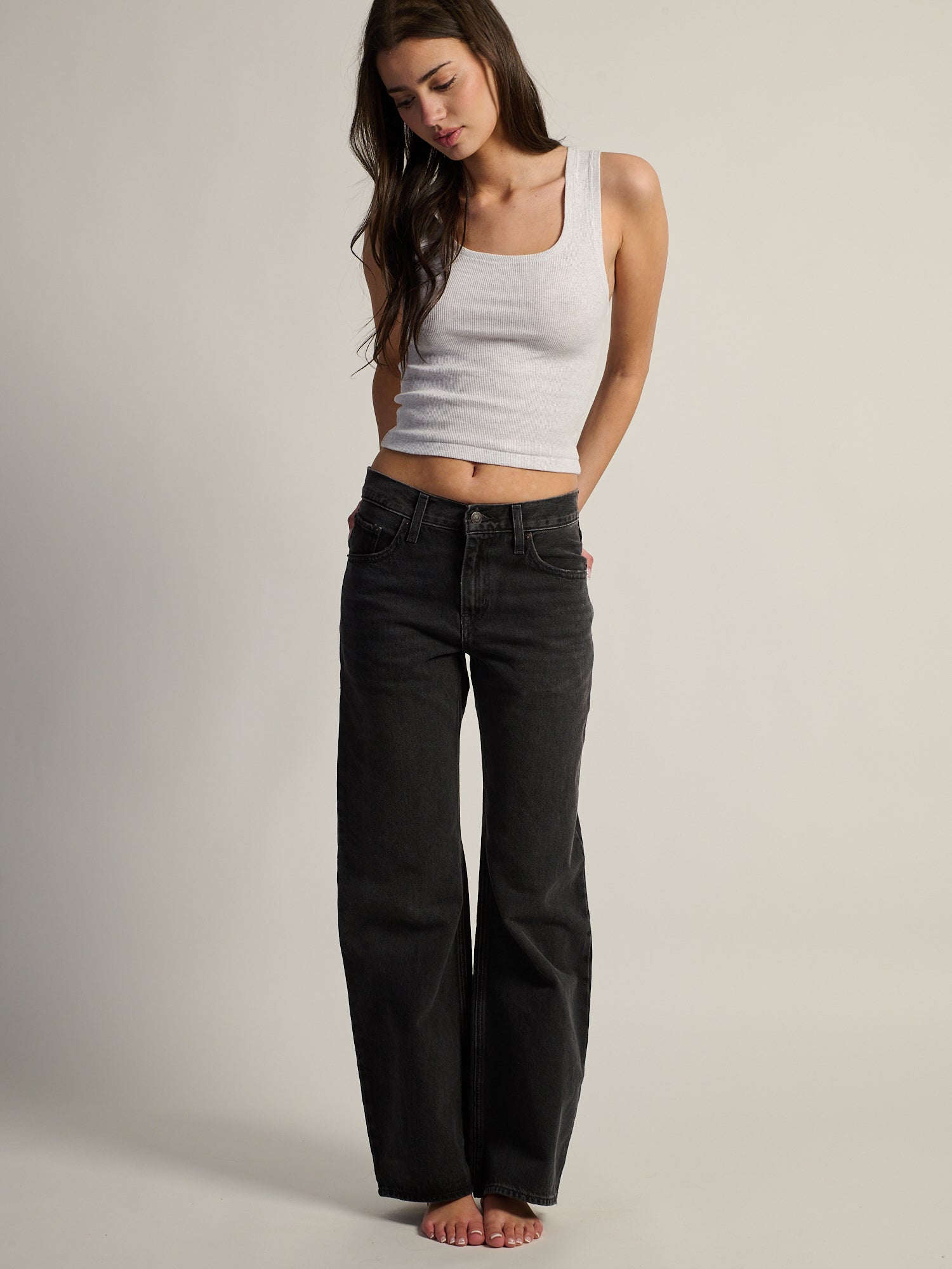 LEVIS MIDDY LOOSE BOOT JEAN - SPIRIT CLEAN