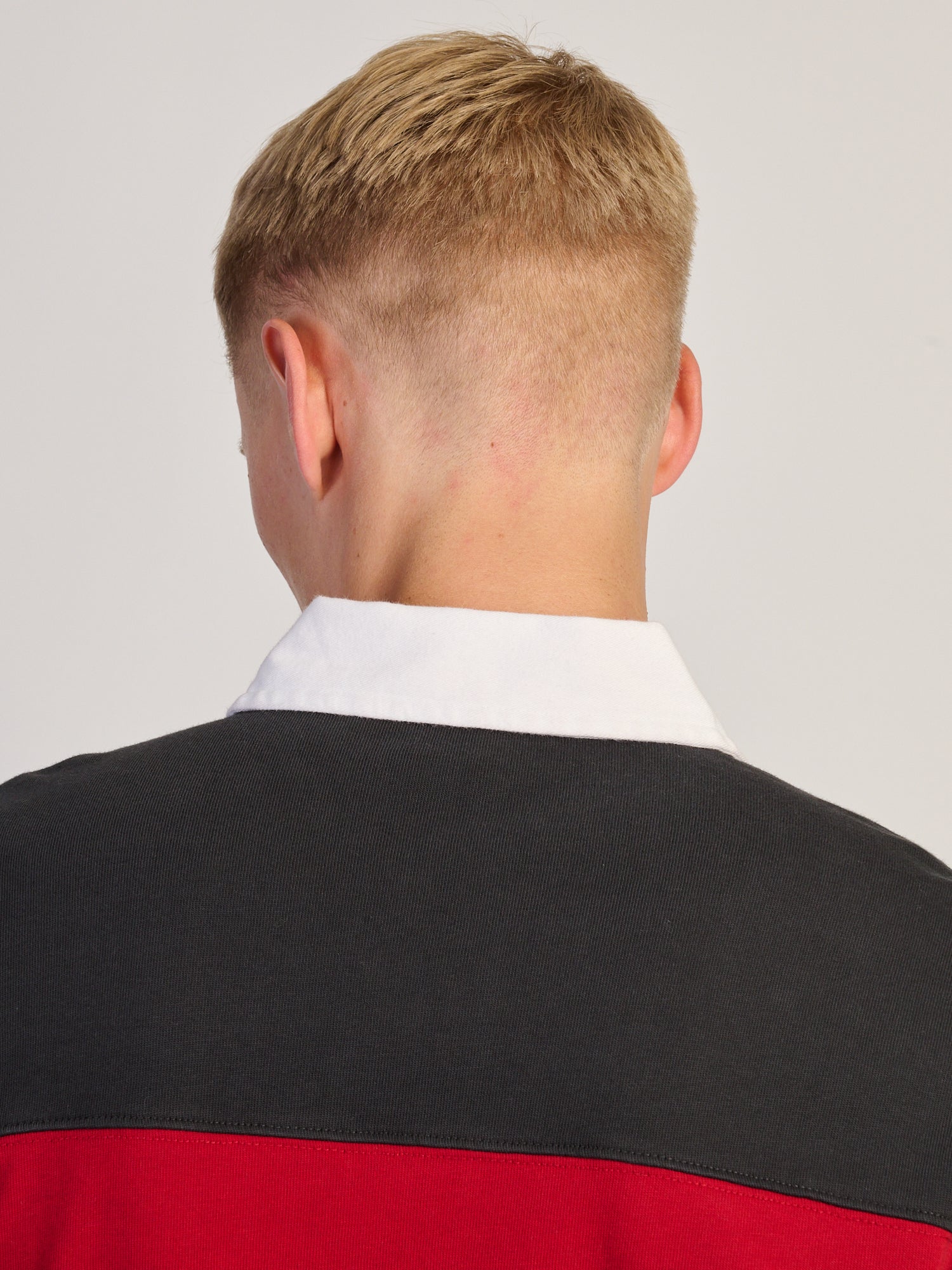 LEVIS PIECED UNION RUGBY TEE - B/R