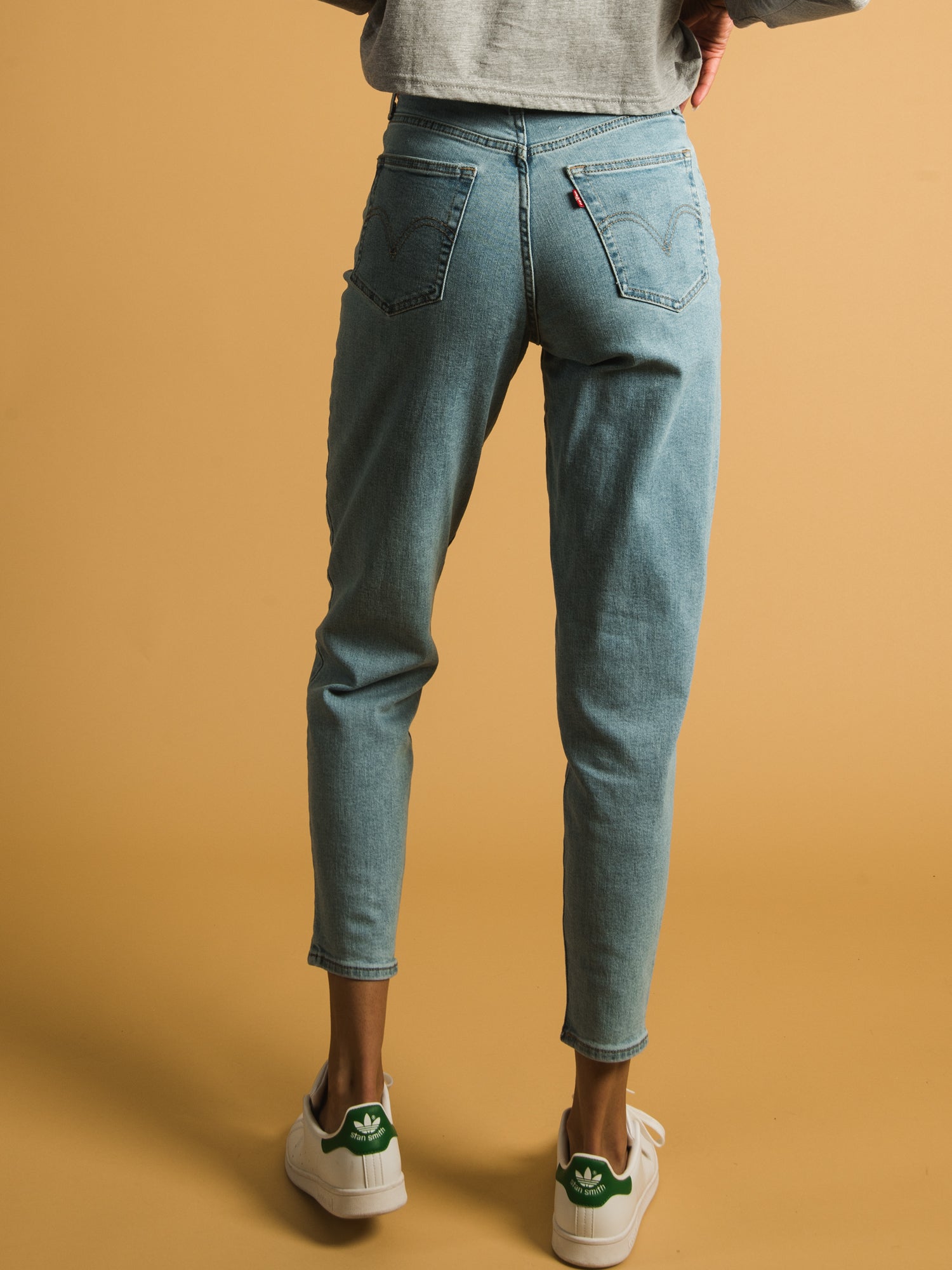 High waisted store slim mom jeans