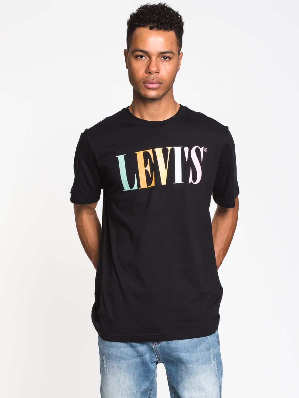 LEVIS RELAXED TEE 90'S LOGO  - CLEARANCE