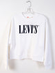 LEVIS WOMENS GRAPHIC DIANA CREW - WHITE - CLEARANCE - Boathouse