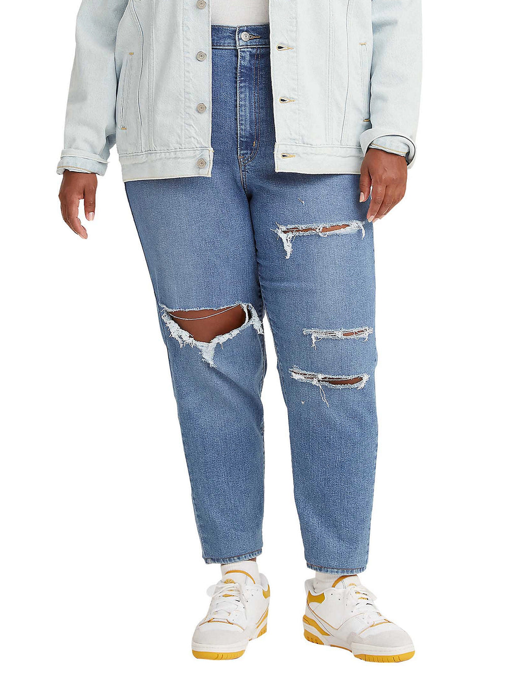 LEVIS PLUS HIGH WAIST MOM JEAN - CLEARANCE