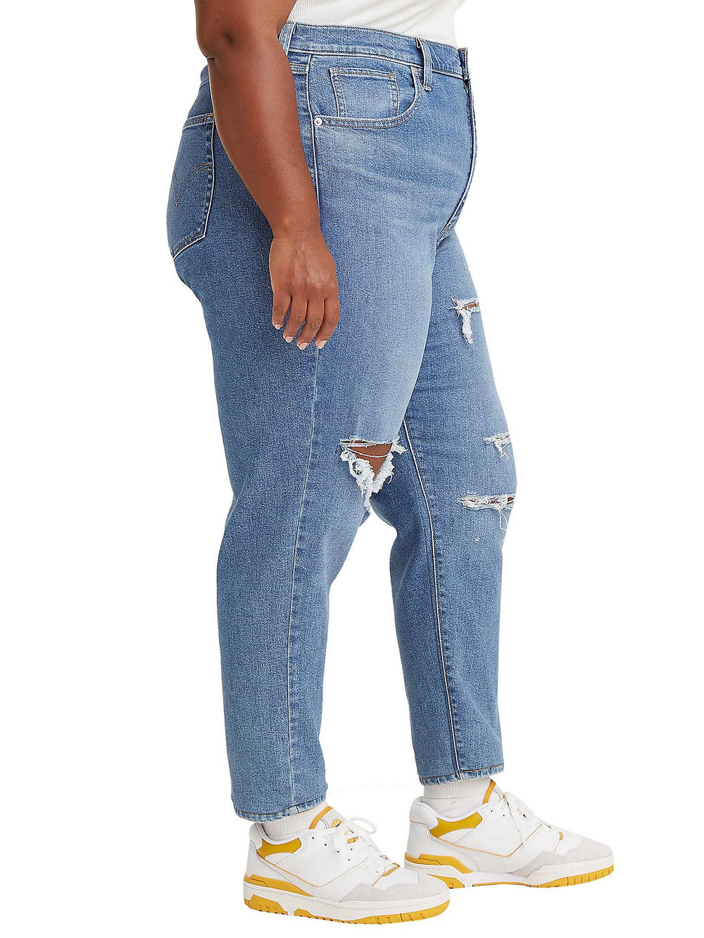 LEVIS PLUS HIGH WAIST MOM JEAN - CLEARANCE