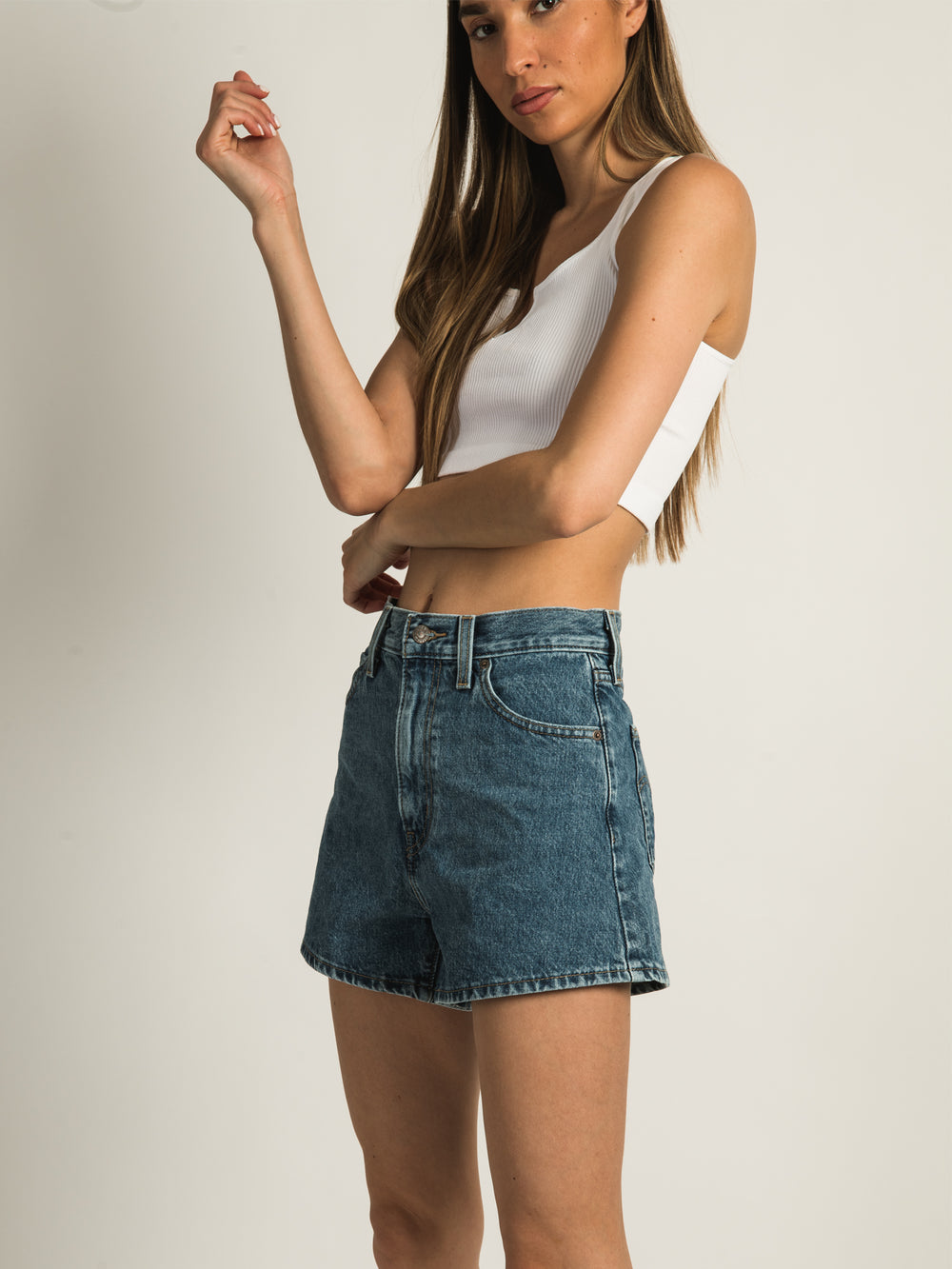 LEVIS HIGH WAISTED MOM SHORT - CLEARANCE