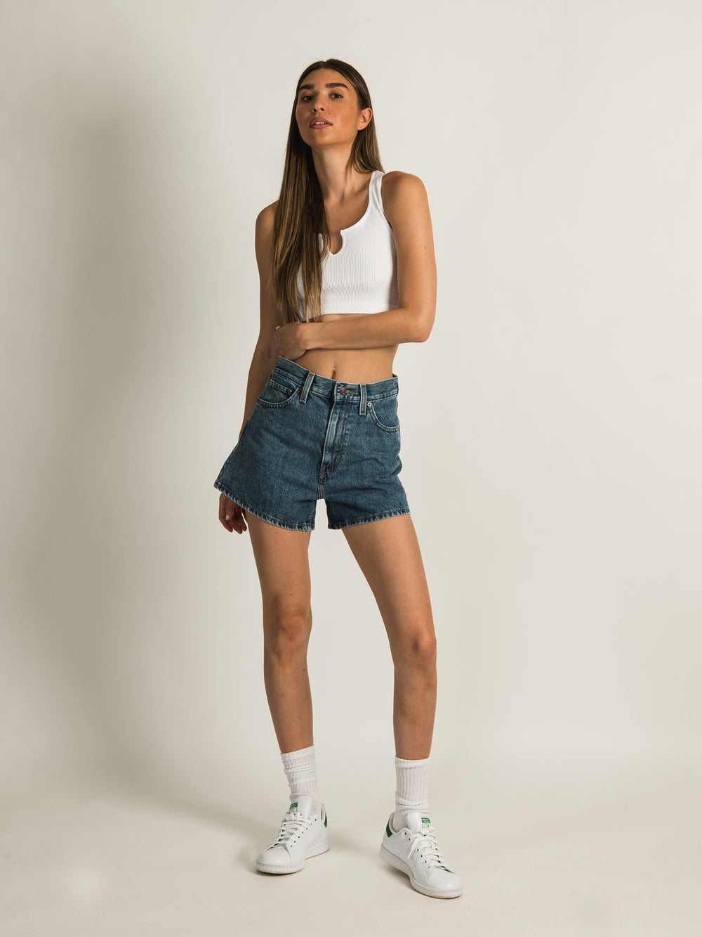 LEVIS HIGH WAISTED MOM SHORT - CLEARANCE