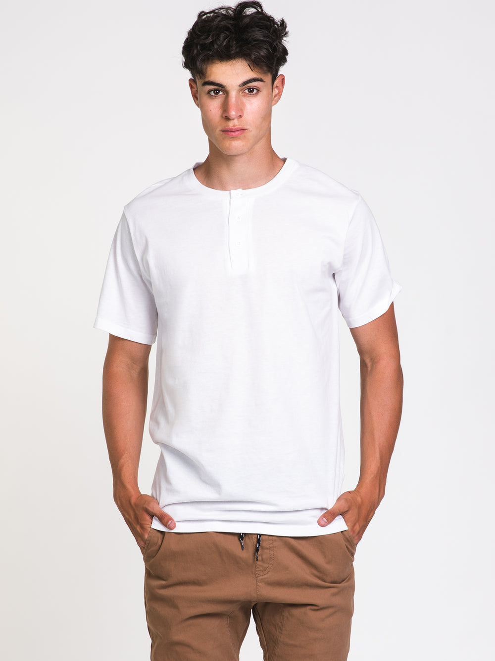 LIRA SHORT SLEEVE HENLEY  - CLEARANCE