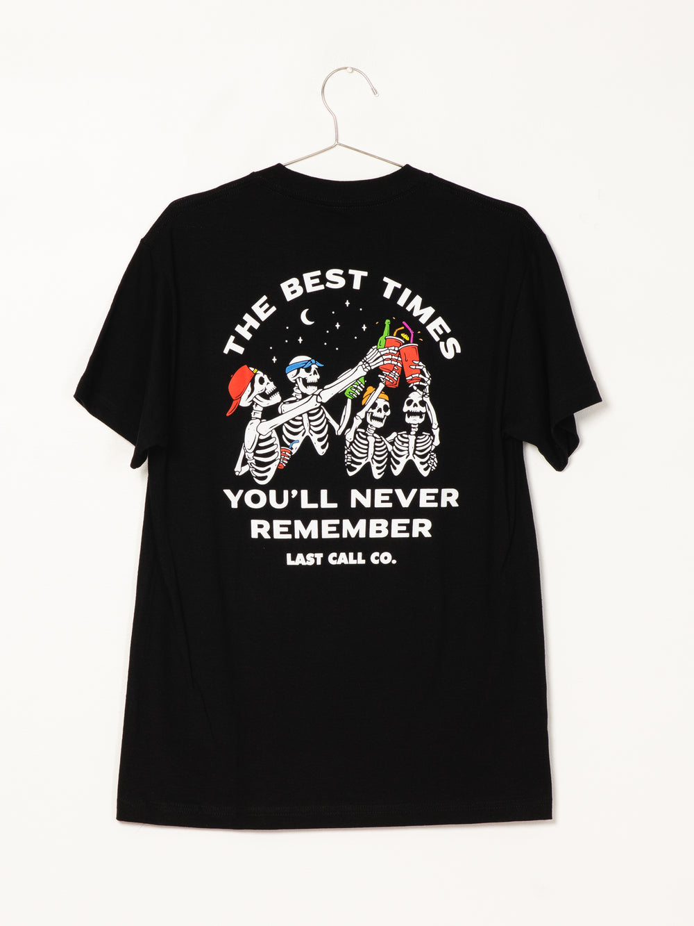 LAST CALL BEST TIMES T-SHIRT- BLACK  - CLEARANCE