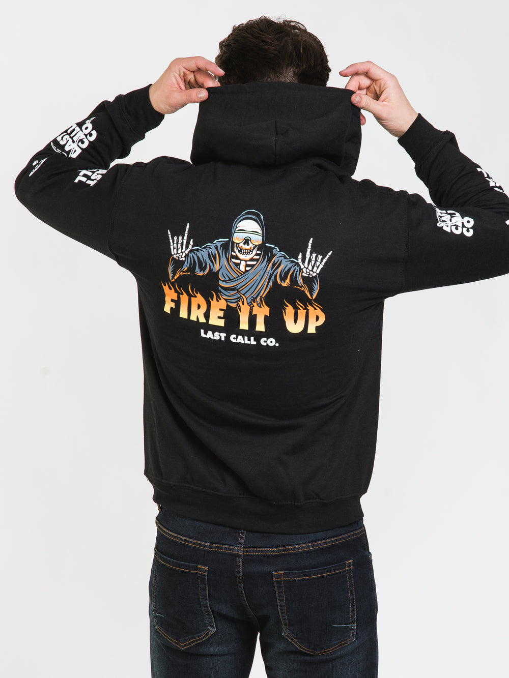LAST CALL FIRE IT UP PULL OVER HOODIE - DÉSTOCKAGE