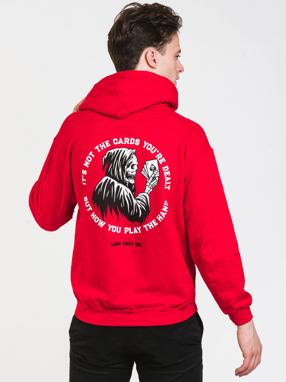 LAST CALL CARDS PULL OVER HOODIE