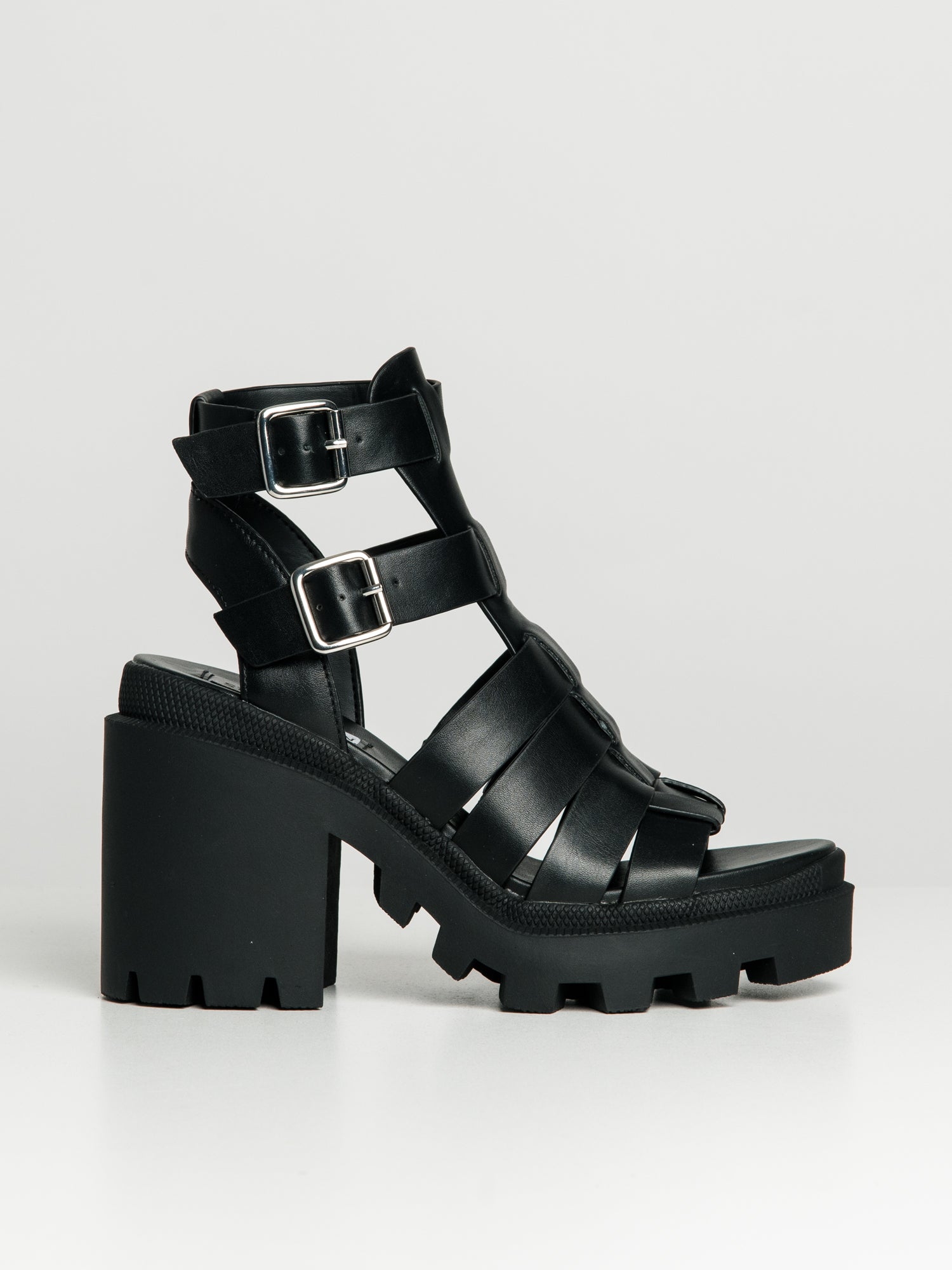 Steve madden discount black chunky sandals