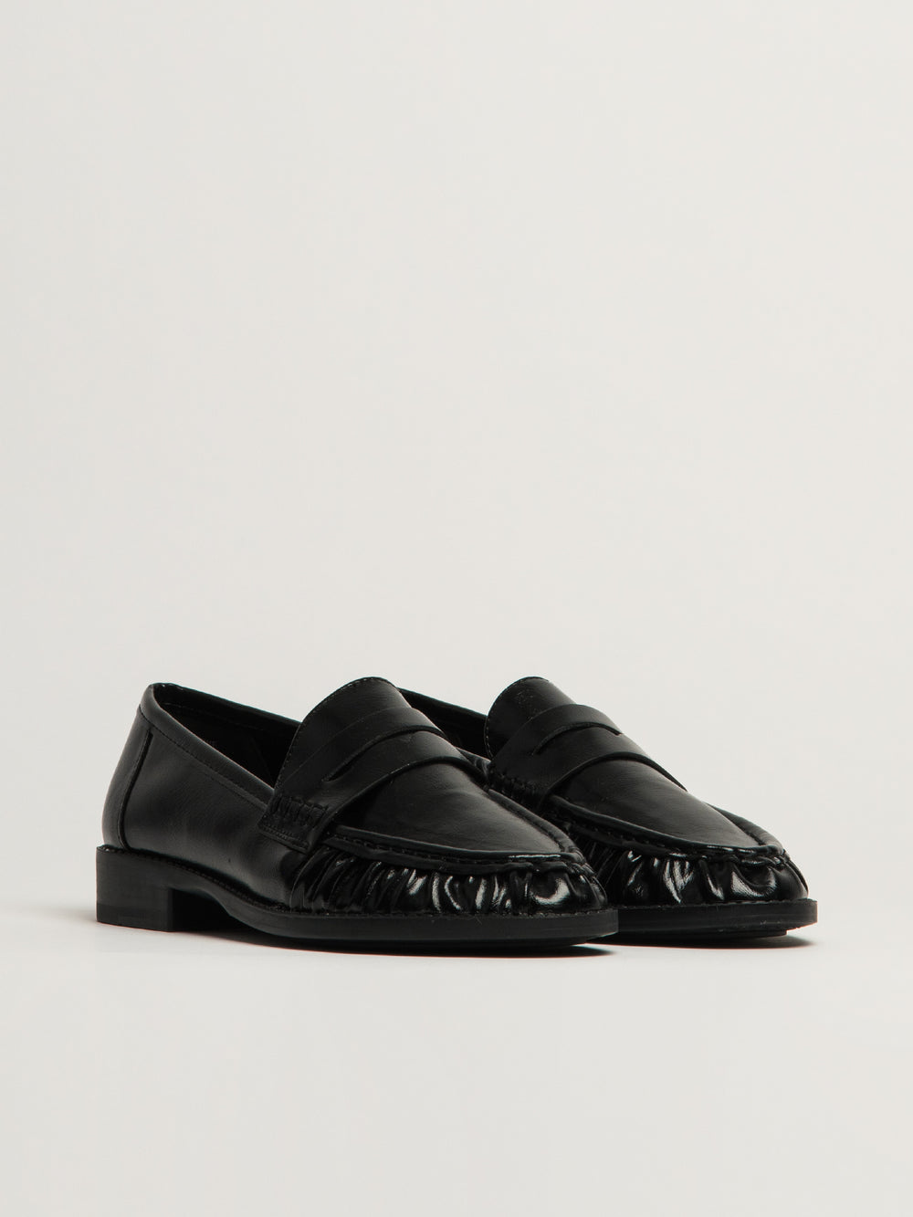STEVE MADDEN WOMENS STEVE MADDEN CREATIVE LOAFER - BLACK - Boathouse