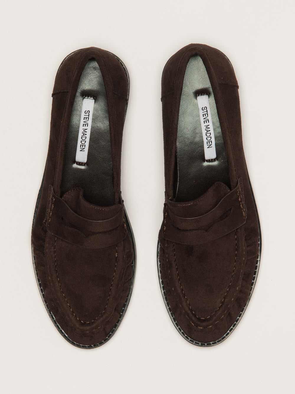 WOMENS STEVE MADDEN CREATIVE LOAFER - BROWN