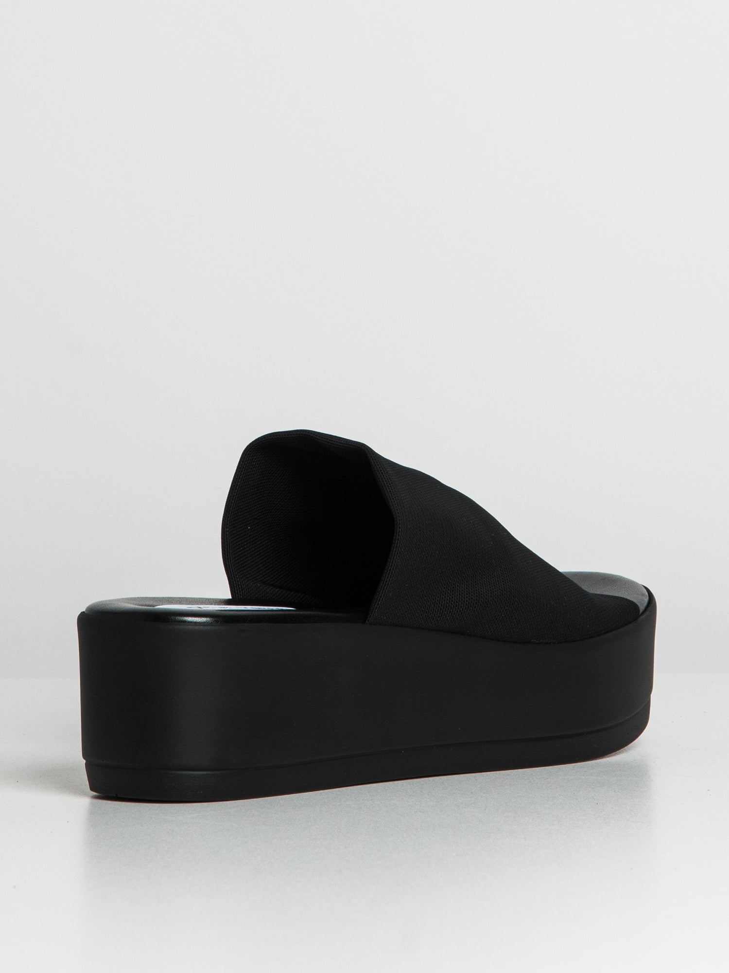 Steve madden discount black platform slides