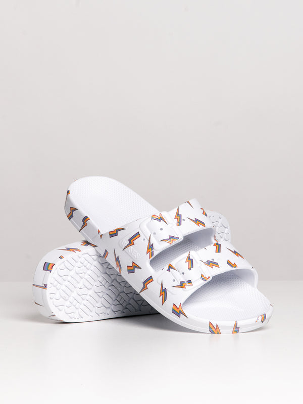 WOMENS FREEDOM MOSES FREEDOM BOLT WHITE SANDAL - CLEARANCE