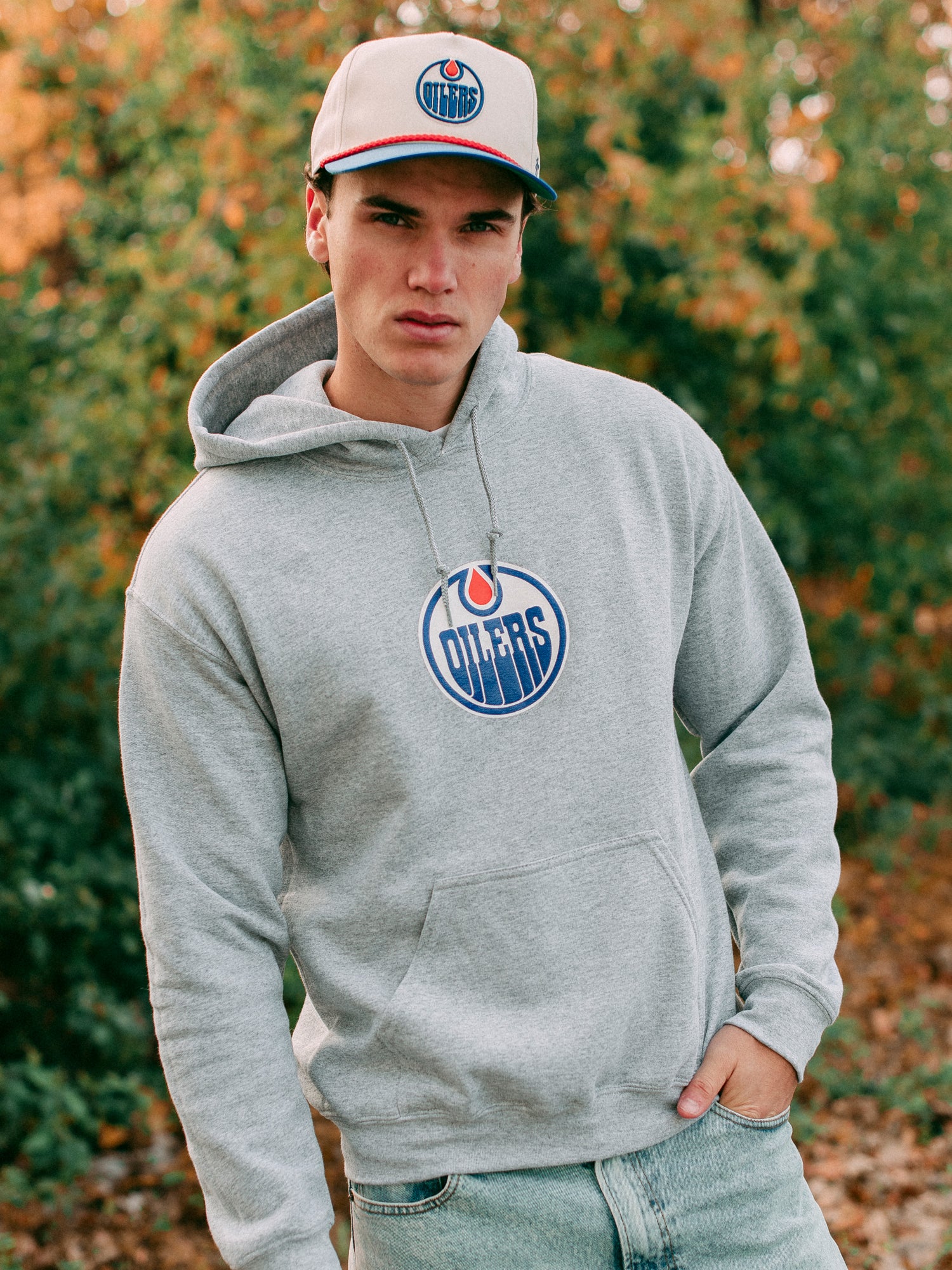 MAD ENGINE EDMONTON OILERS PULLOVER HOODIE