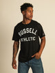 RUSSELL ATHLETIC RUSSELL ARCHOVER STRAIGHT T-SHIRT - Boathouse