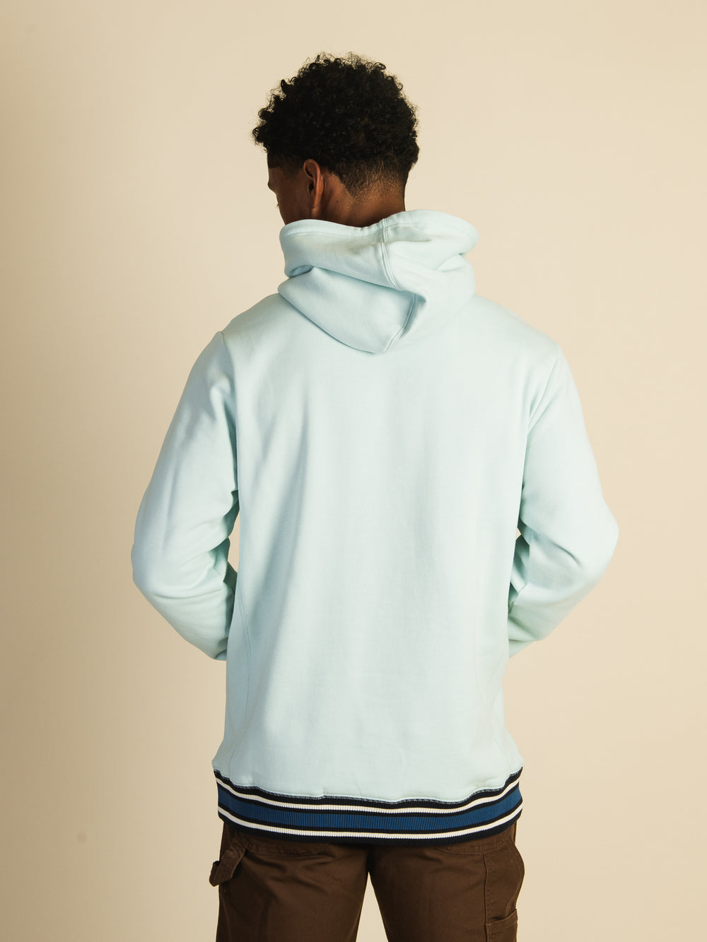HOODIE STYLE COLOUR BLOCK PULL OVER