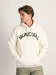 MUNICIPAL MUNICIPAL ORIGIN PULLOVER HOODIE - Boathouse