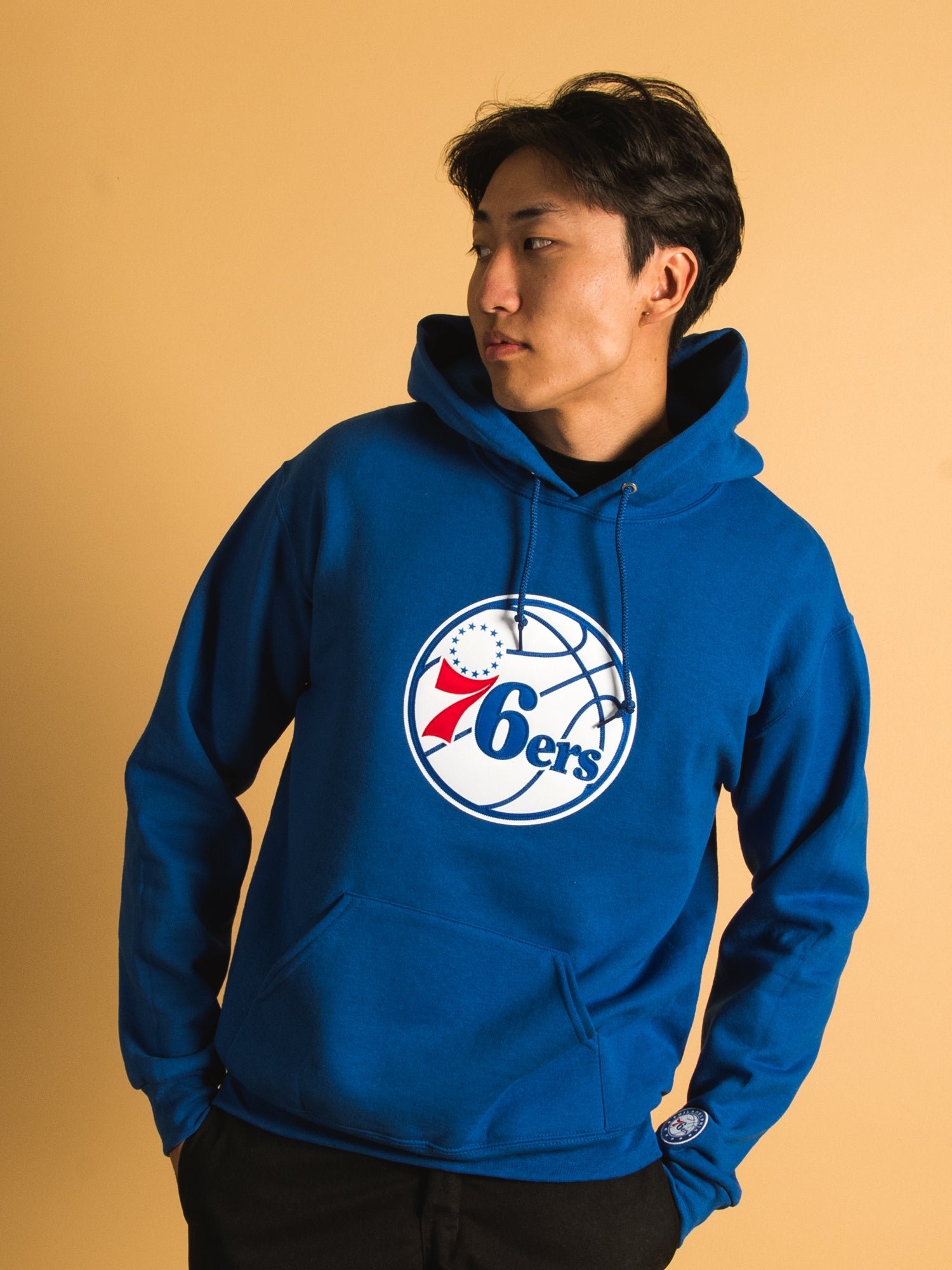 NEW Mens MAJESTIC Philadelphia 76'ers SIXERS Game Face Hoodie NBA  Sweatshirt