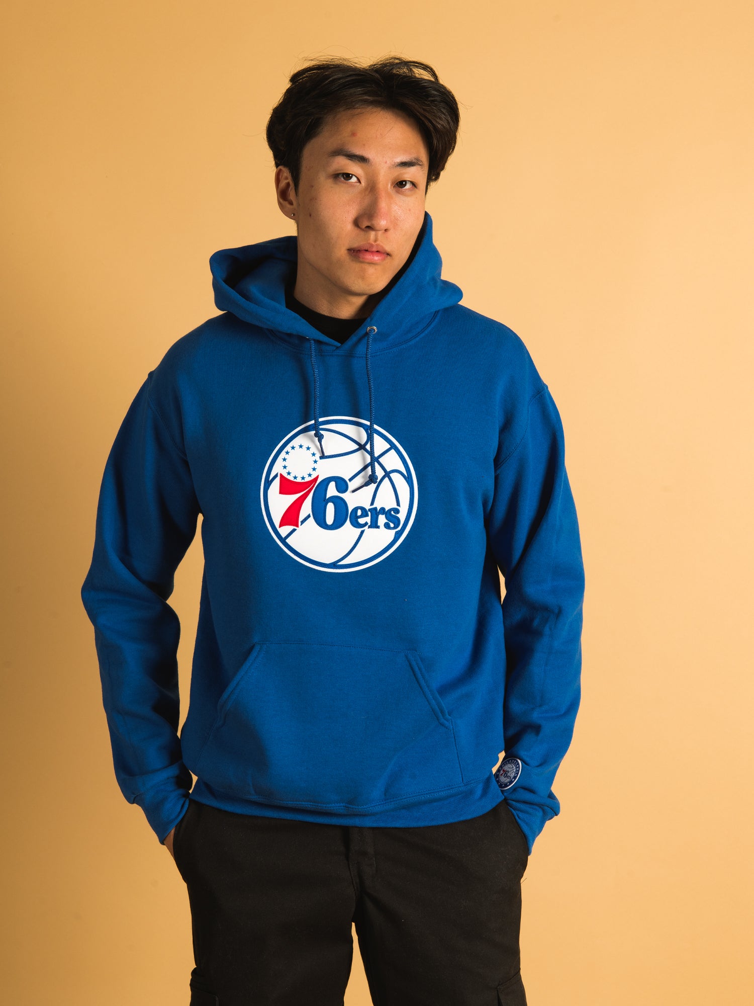 76ers 2024 black hoodie