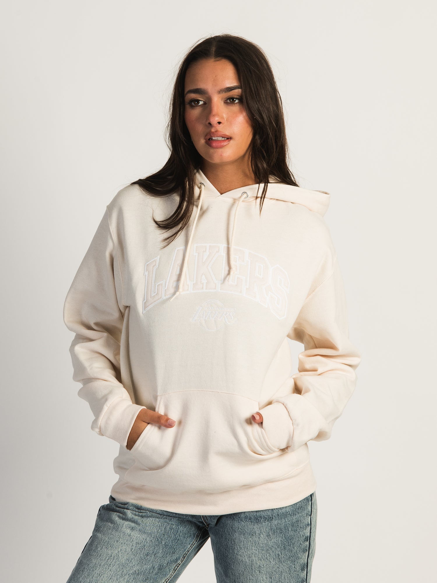 Lakers white sales hoodie