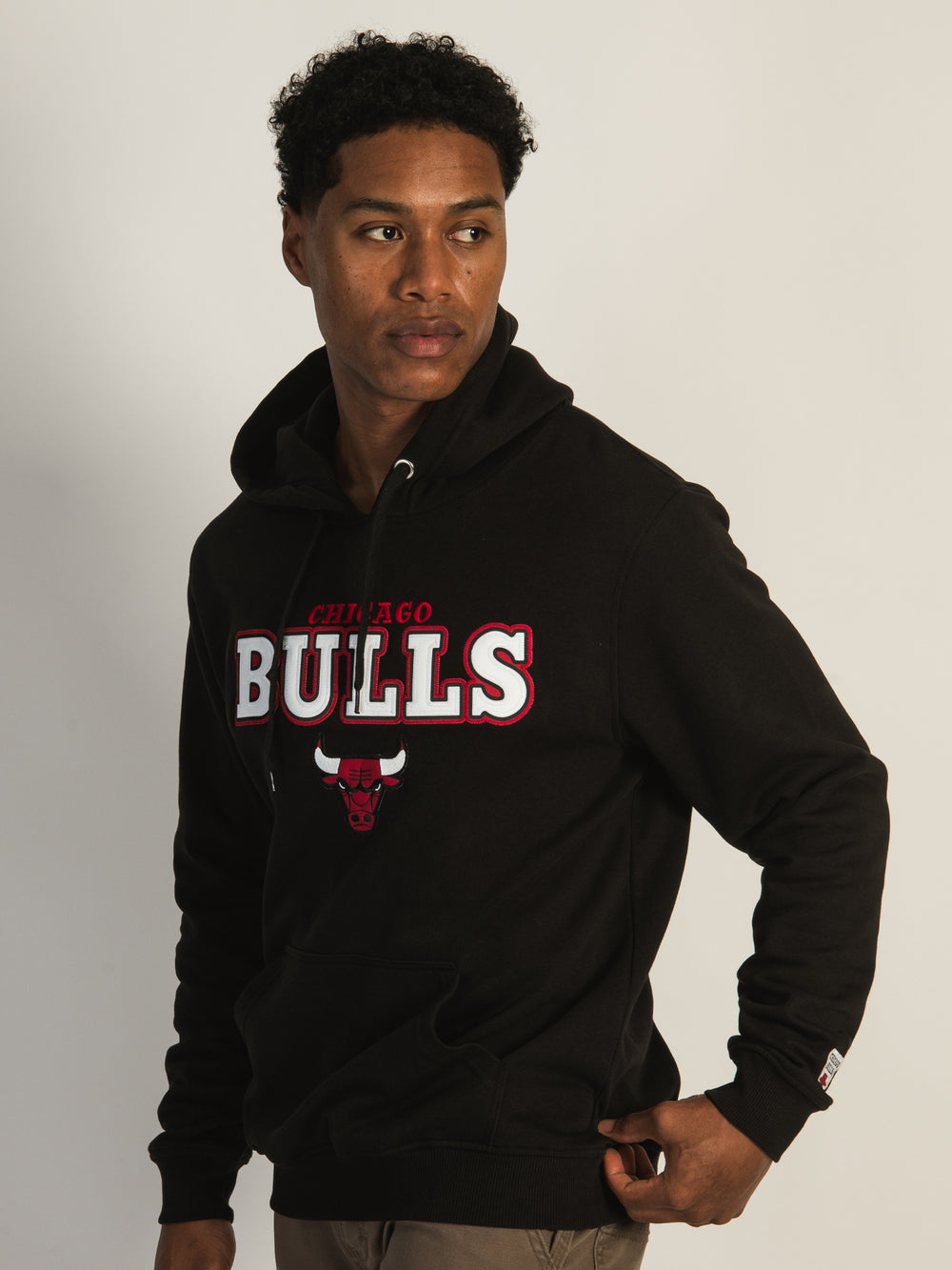 New Era NBA Chicago Bulls Hoodie in Black