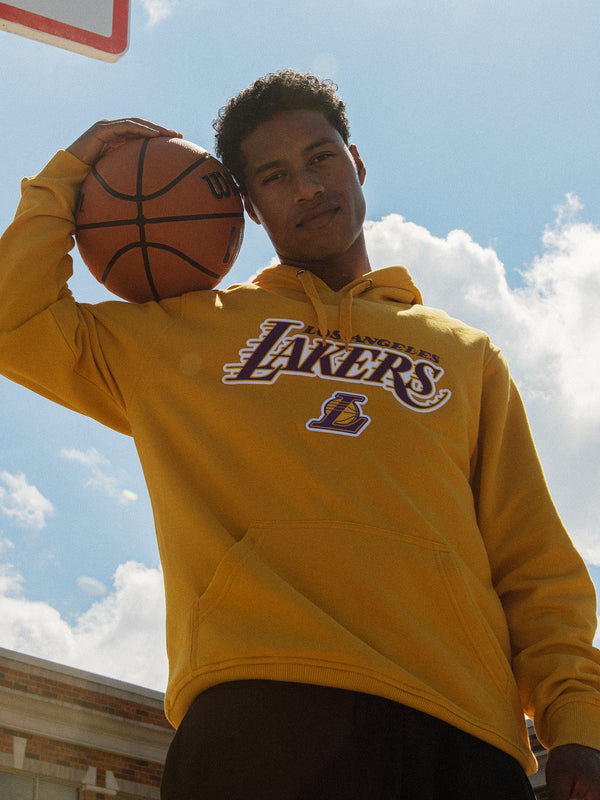NBA LA LAKERS HARDWOOD PULL OVER HOODIE