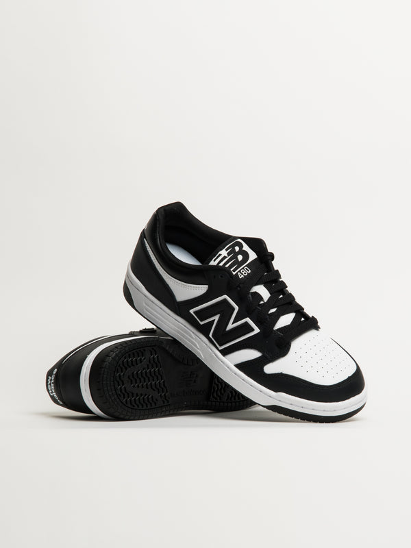 MENS NEW BALANCE 480 SNEAKER - WHITE/BLACK