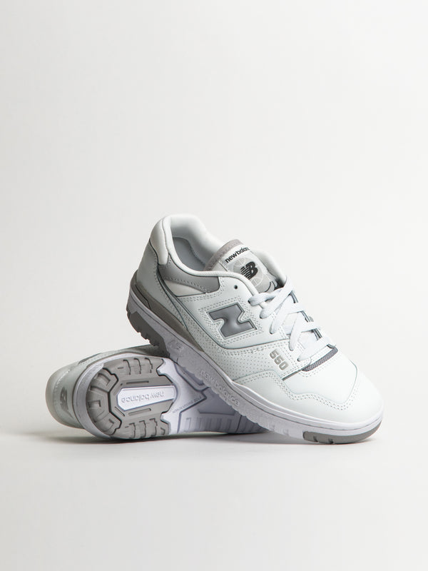 WOMENS NEW BALANCE THE 550 SNEAKER - WHITE/RAINCLOUD