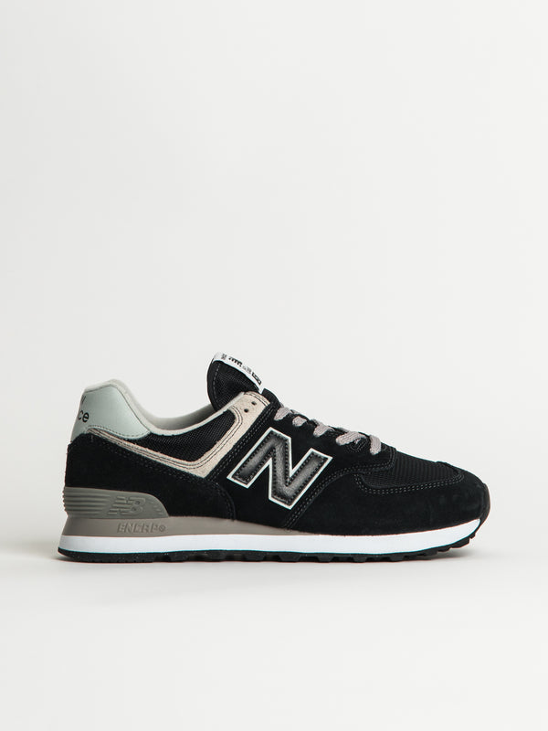 MENS NEW BALANCE 574 SNEAKER - BLACK/WHITE