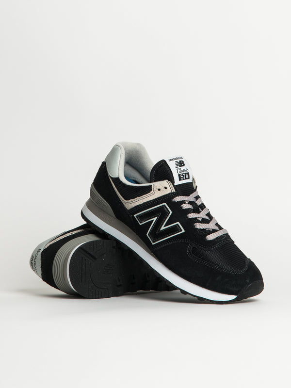 MENS NEW BALANCE 574 SNEAKER - BLACK/WHITE
