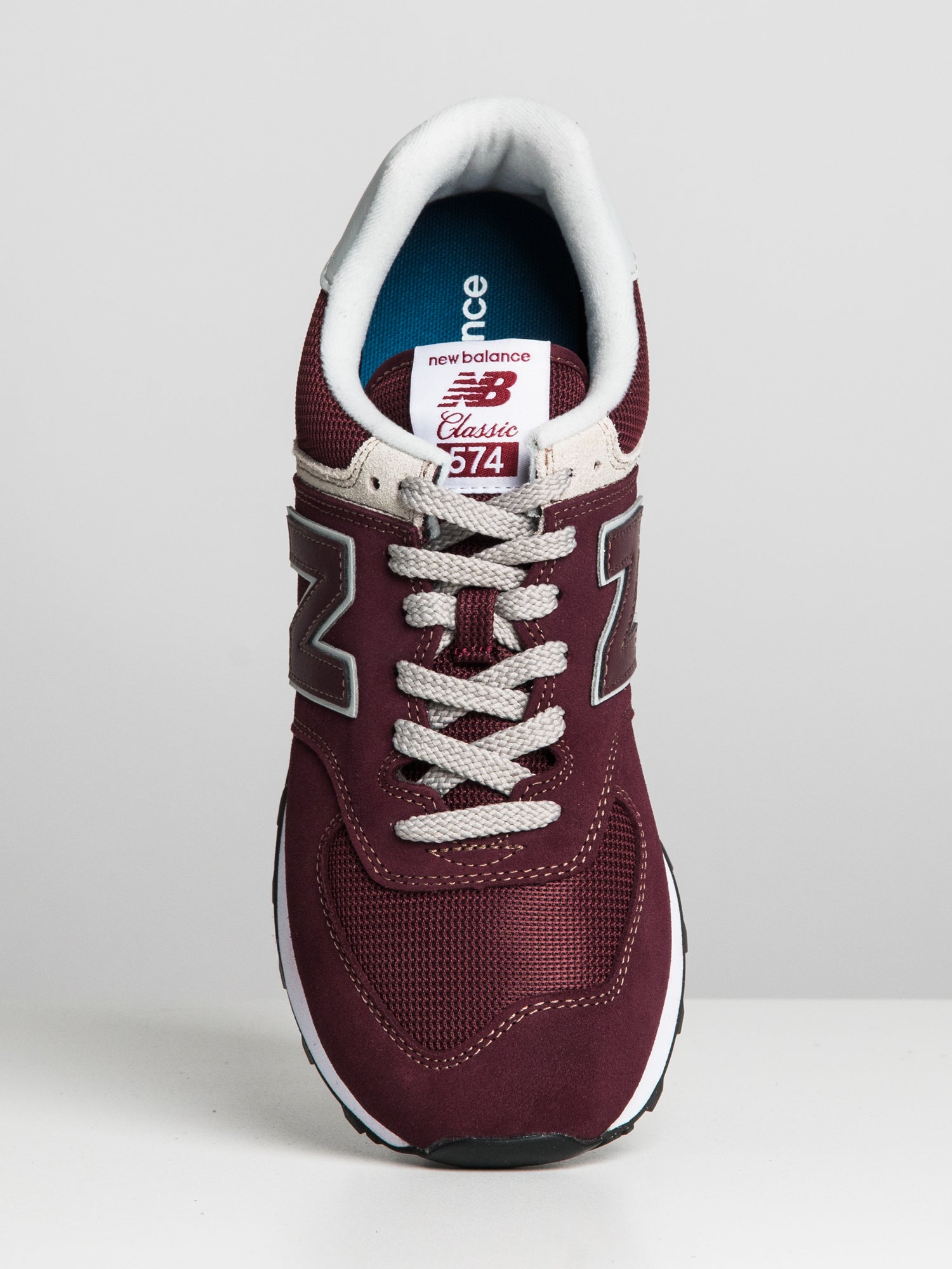 Mens new balance top burgundy 574