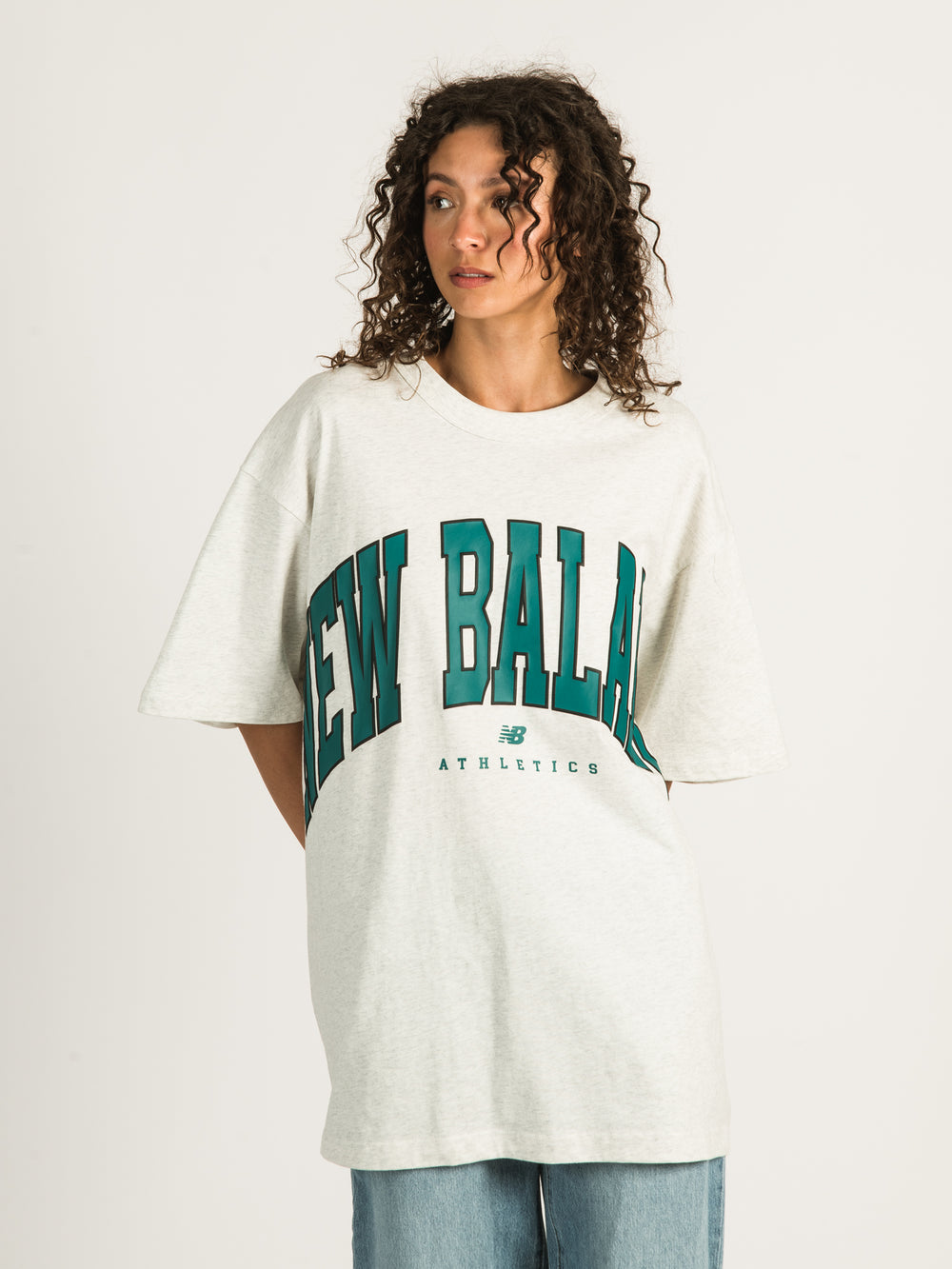 NEW BALANCE UNI-ESSENTIAL WARPED T-SHIRT - CLEARANCE