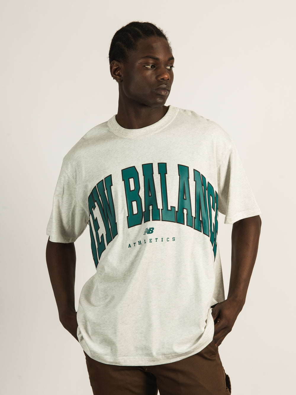 NEW BALANCE UNI-ESSENTIAL WARPED T-SHIRT - LIQUIDATION