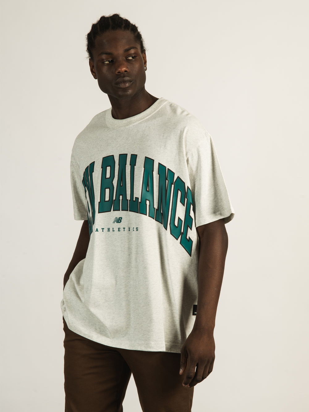 NEW BALANCE UNI-ESSENTIAL WARPED T-SHIRT - LIQUIDATION