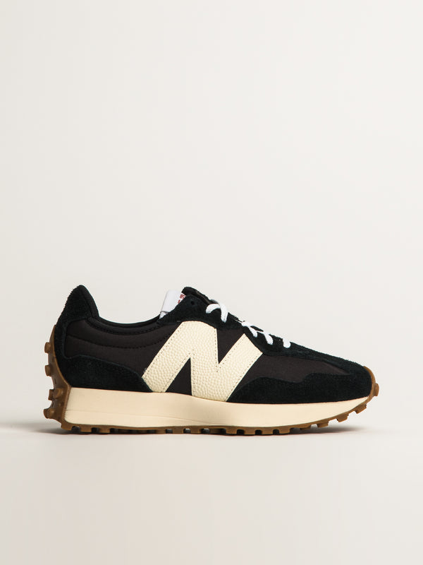 WOMENS NEW BALANCE THE 327 SNEAKER - BLACK/WHITE