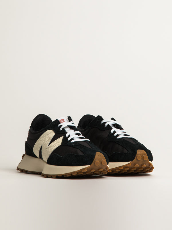 WOMENS NEW BALANCE THE 327 SNEAKER - BLACK/WHITE