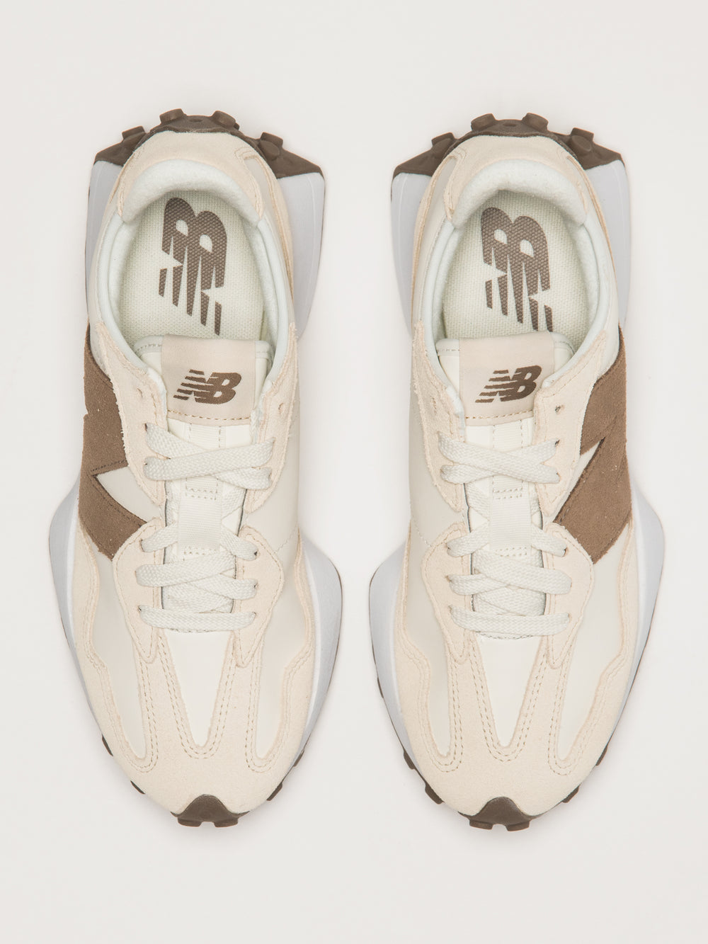 NEW BALANCE LA BASKET 327 - CRÈME