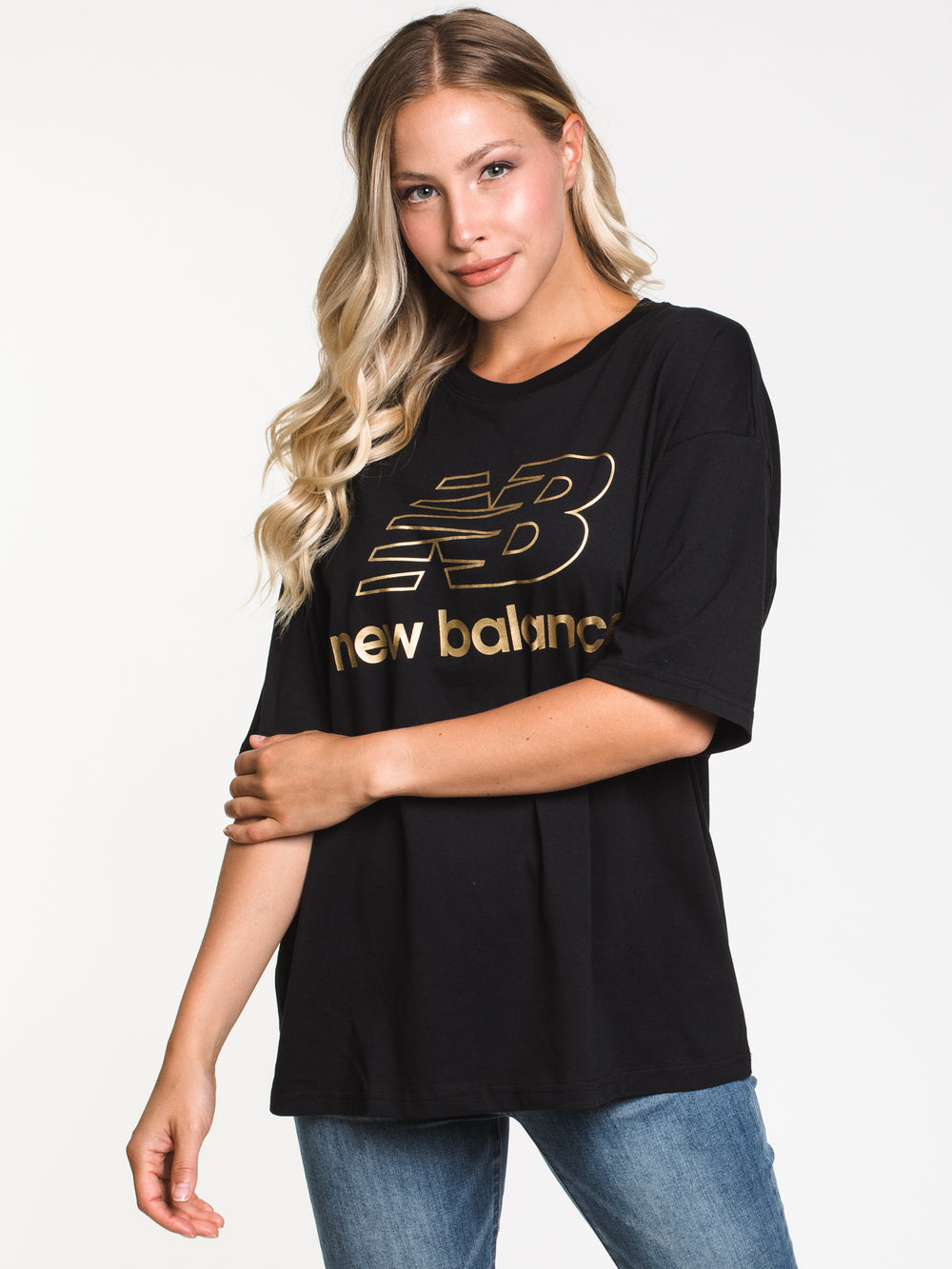 NEW BALANCE STACKED T-SHIRT  - CLEARANCE