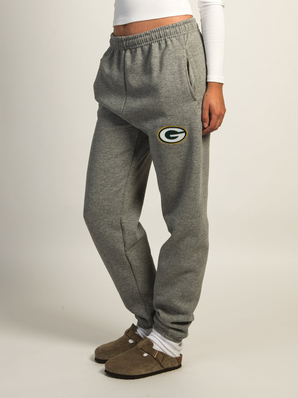 RUSSELL NFL GREEN BAY PACKERS EMBROIDERED SWEATPANTS