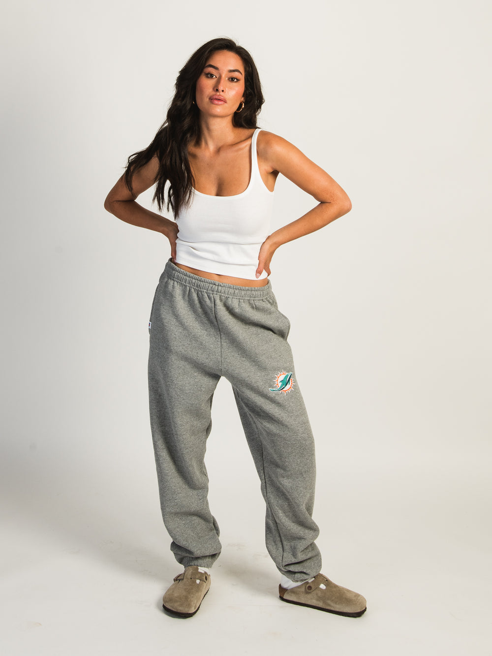 RUSSELL MIAMI DOLPHINS EMBROIDERED SWEATPANTS