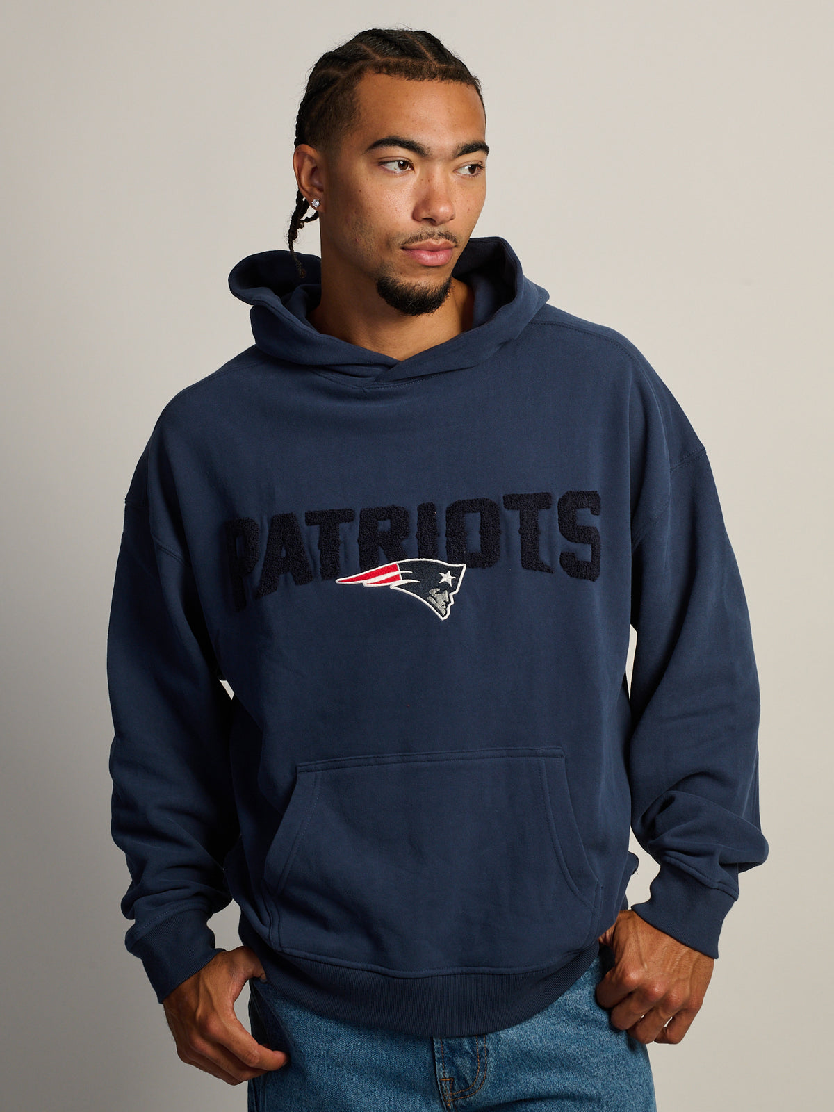 NFL PATRIOTS RELAXED HOODIE