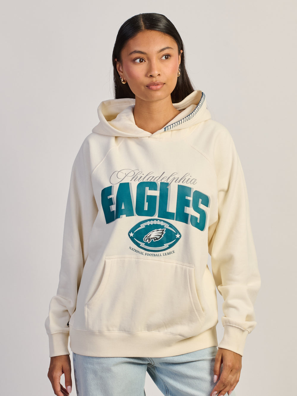 NFL PHILADELPHIA EAGLES STITCH HOODIE