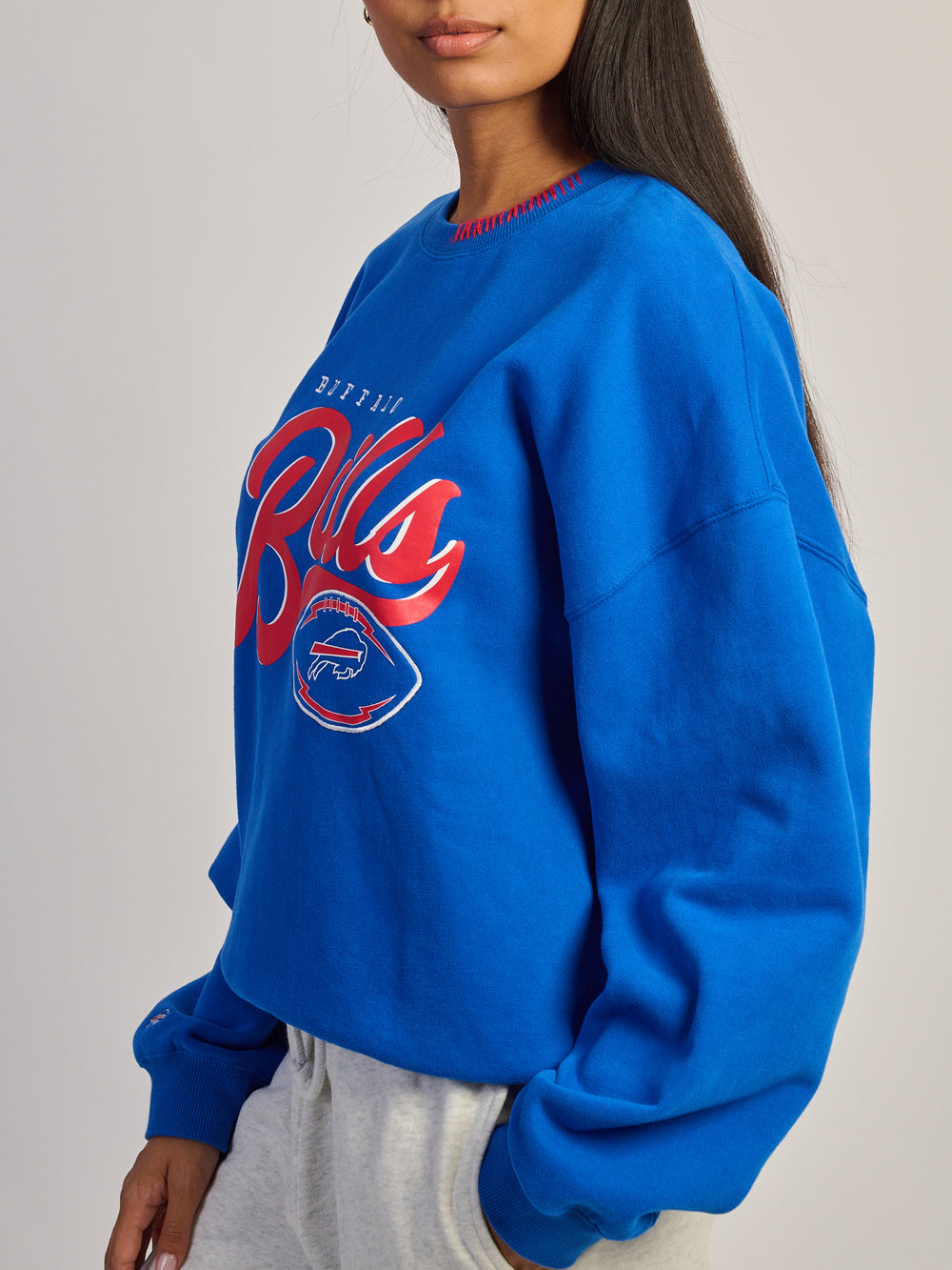 NFL BUFFALO BILLS STITCH CREWNECK